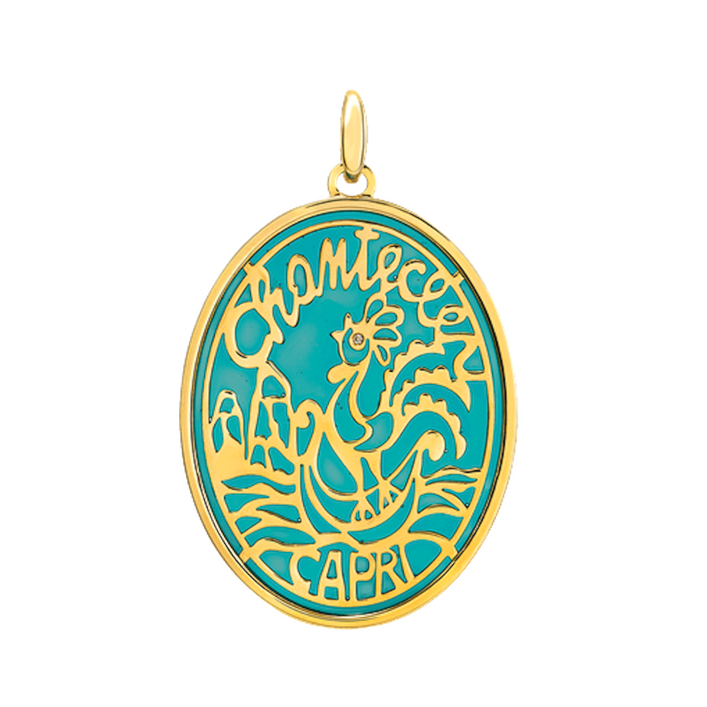 Chantecler Logo Gold Pendant Ref. 44678