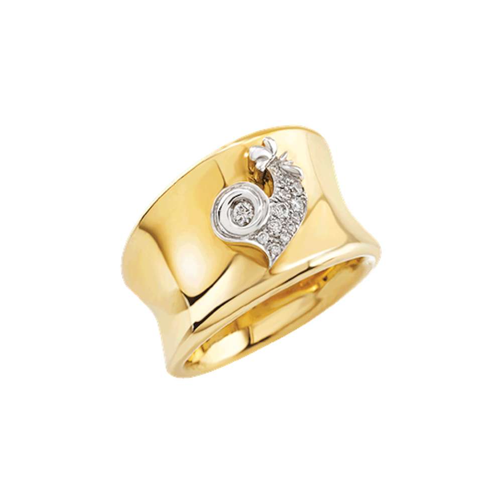 Chantecler Logo Gold Ring Ref. 44716