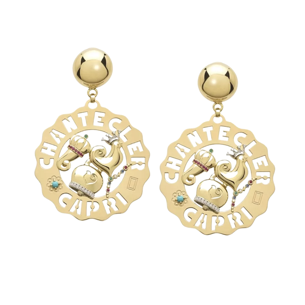 Chantecler Logo Orecchini