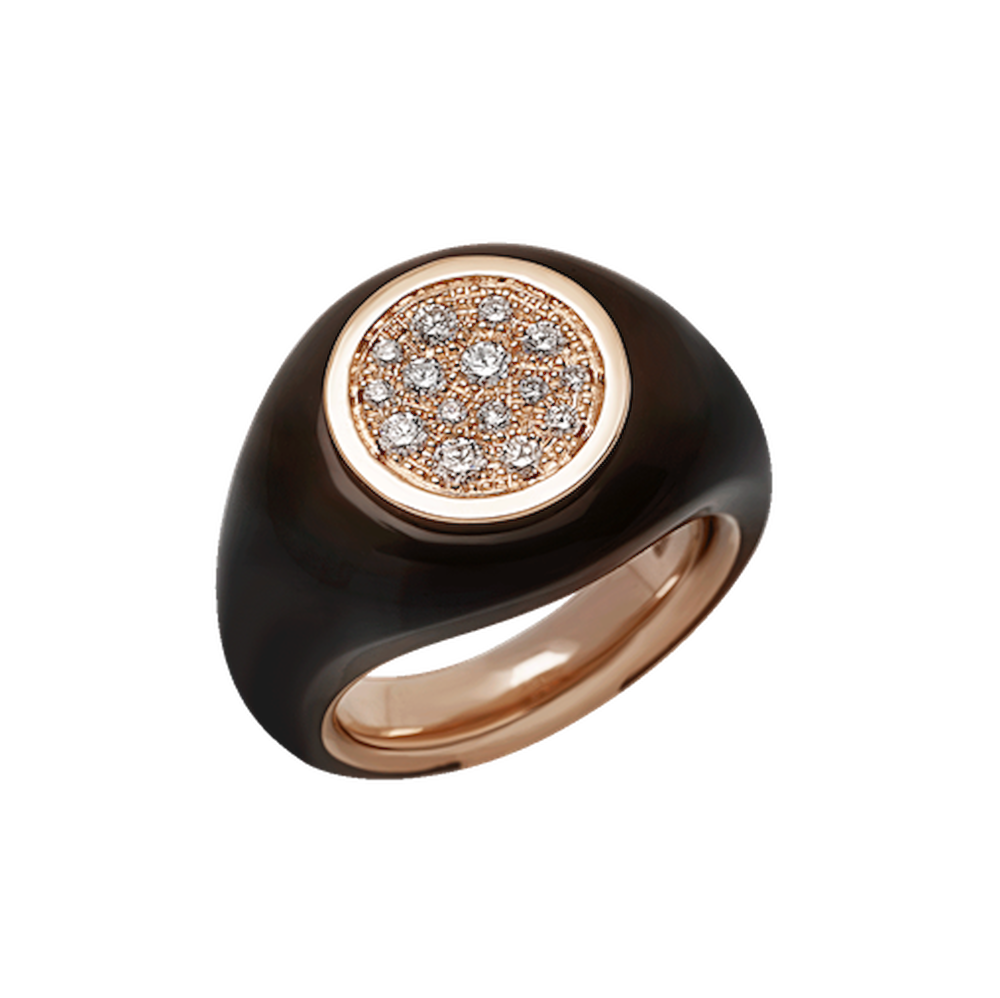 Chantecler Paillettes Anello Oro Ref. 42704