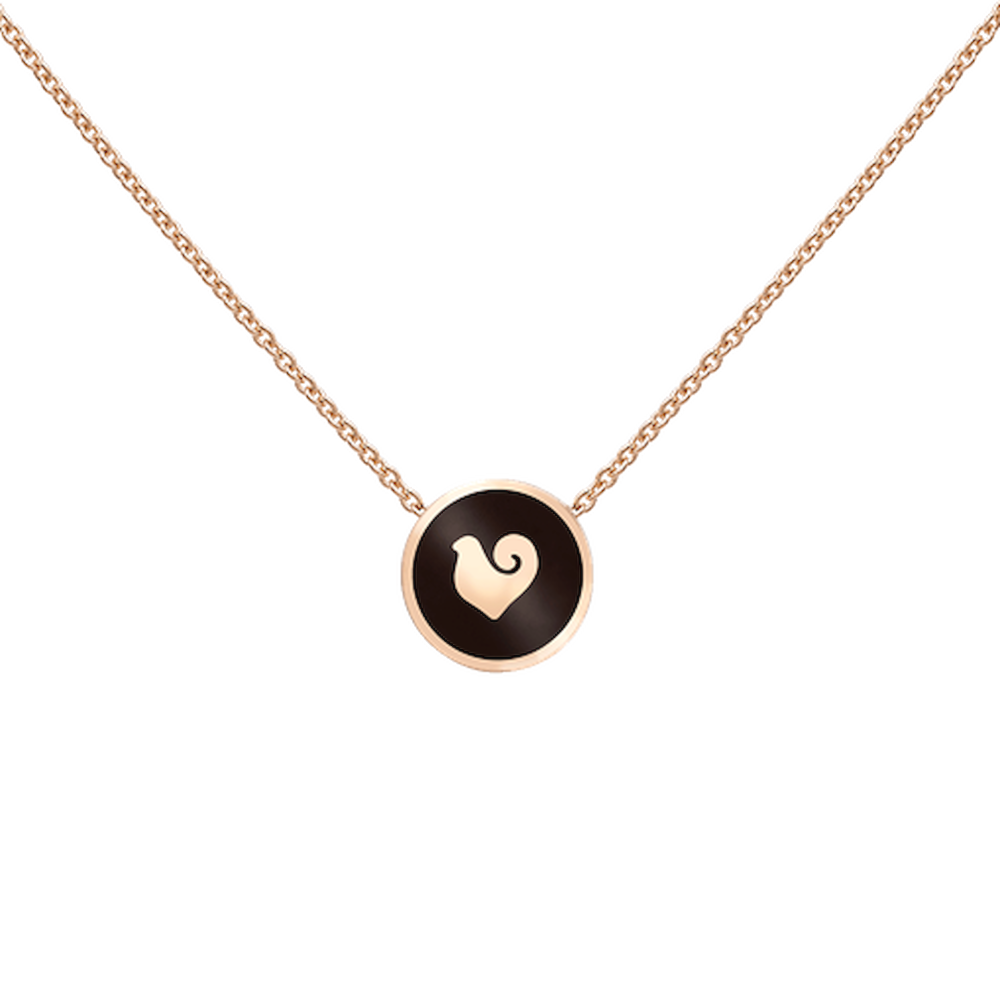 Chantecler Paillettes Ciondolo Oro