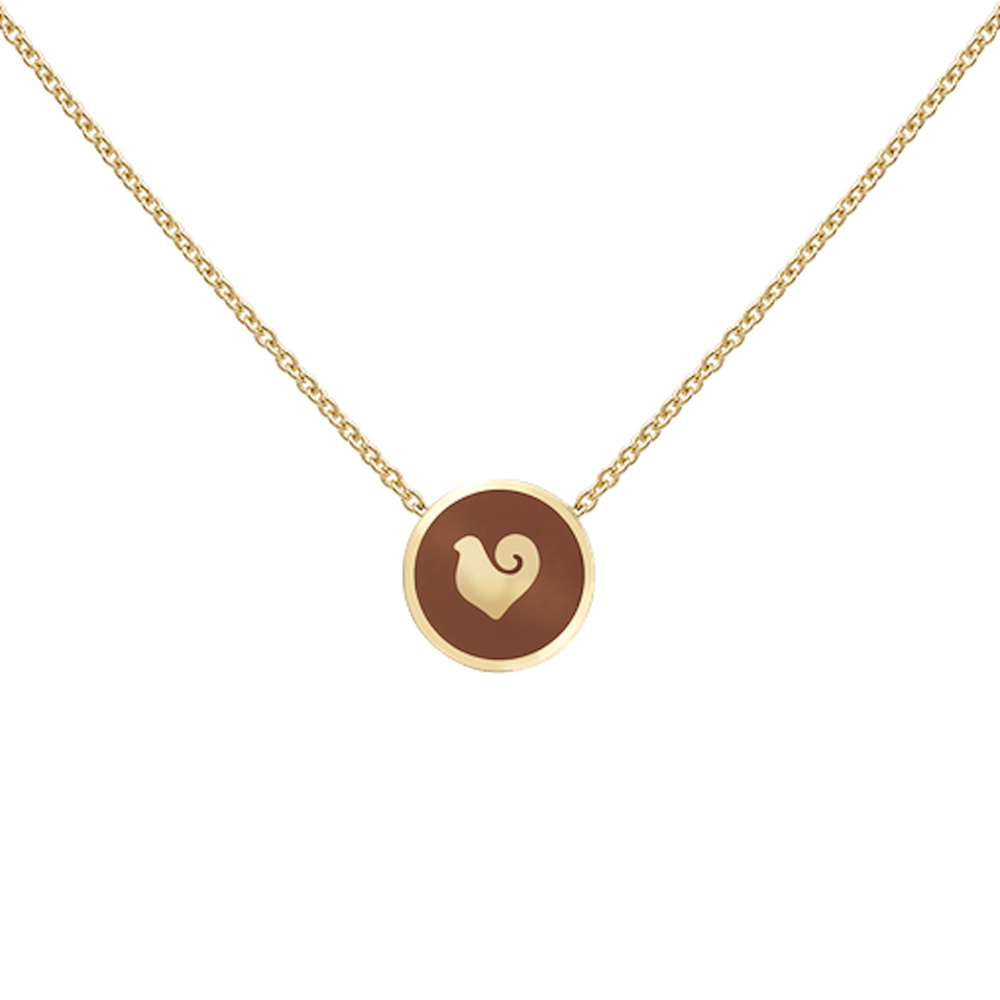 Chantecler Paillettes Ciondolo Oro