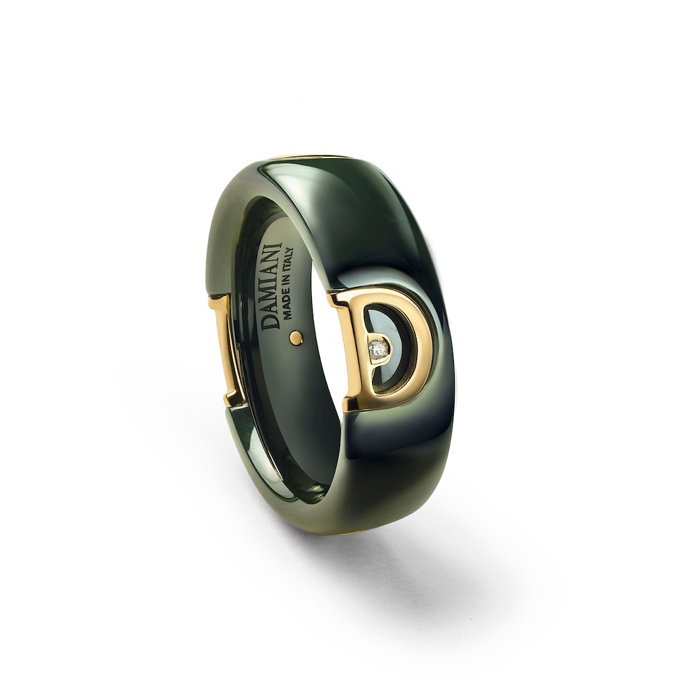 Anello cer.verde brill.1d og mis.12-7mm 20100292 Ref. 20100292