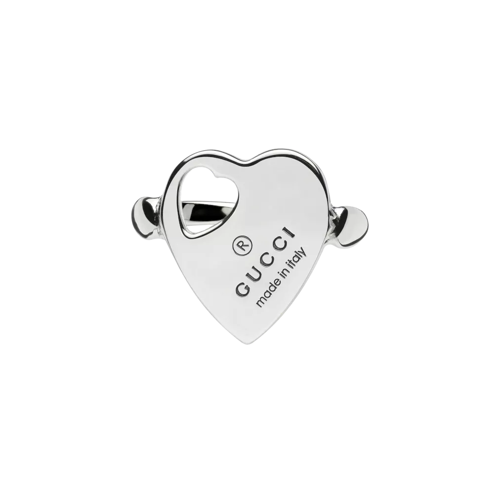 Gioielli Gucci Heart Shaped Ring Gucci Heart Ring With