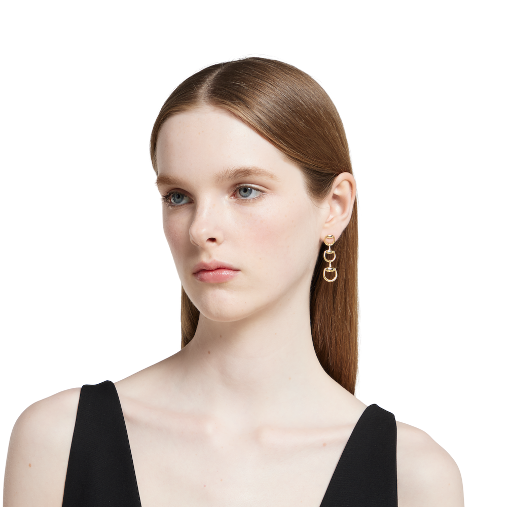 Gucci Horsebit Drop Earrings