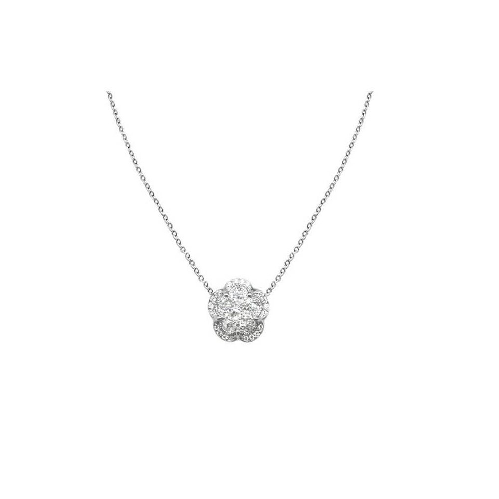 Pasquale Bruni Bon Ton Collana Fiore Oro Bianco Ref. 15966B