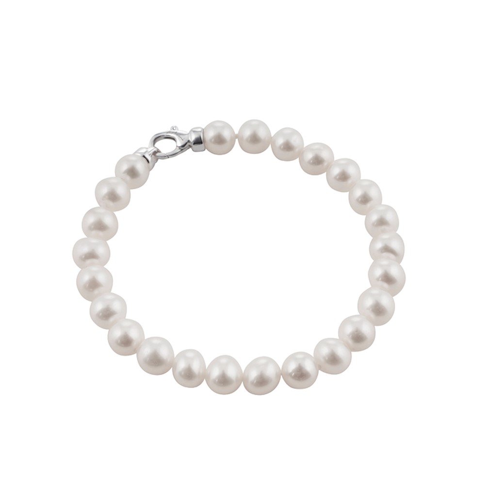 Bracciale arg. brill. perle fiume 20054806 Ref. 20054806