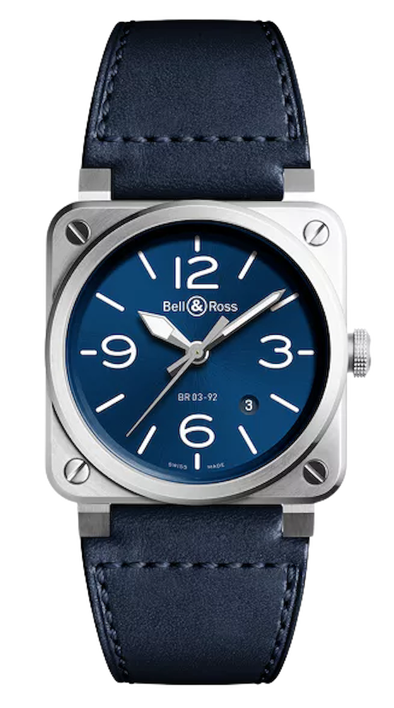 Bell & Ross BR-03 Blue Steel Ref. BR0392-BLU-ST/SCA