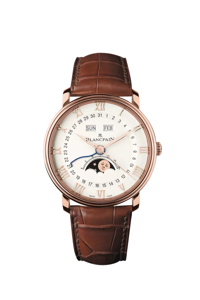 Blancpain Villeret Quantième Complet 6654 3642 55B Tomasini