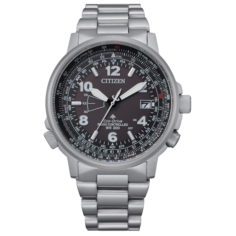 Citizen Radio Controlled Pilot Steel Ref. CB0240-88E