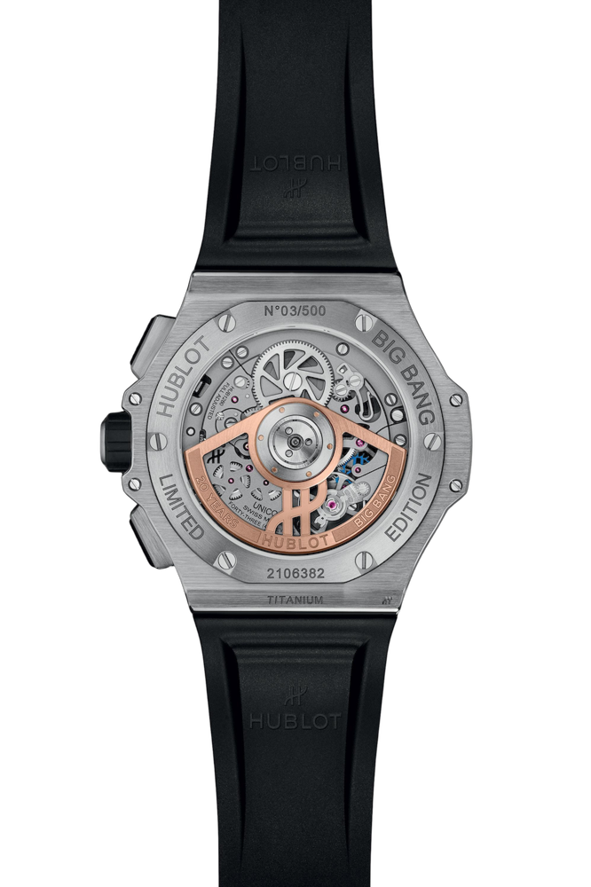 Hublot Big Bang 20° anniversario in titanio e ceramica