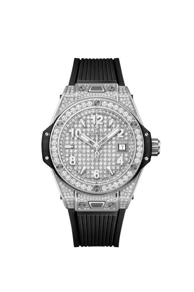 Hublot Big Bang One Click Steel Full Pavé Ref. 485.SX.9000.RX.1604