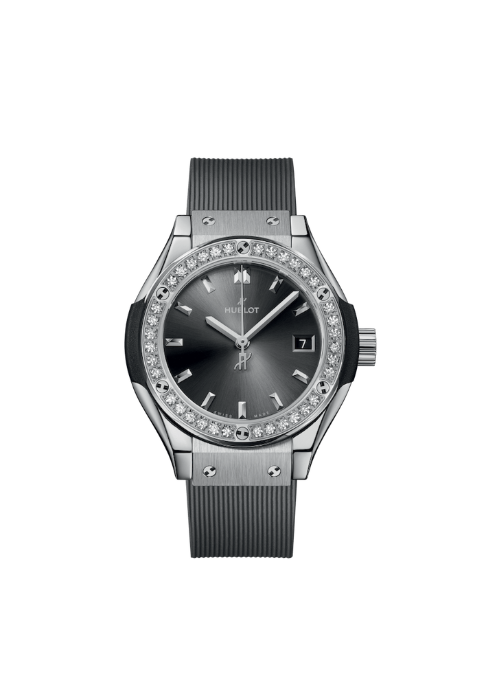Hublot Classic Fusion Racing Gray Ttitanium Diamonds Ref. 591NX7070RX1204