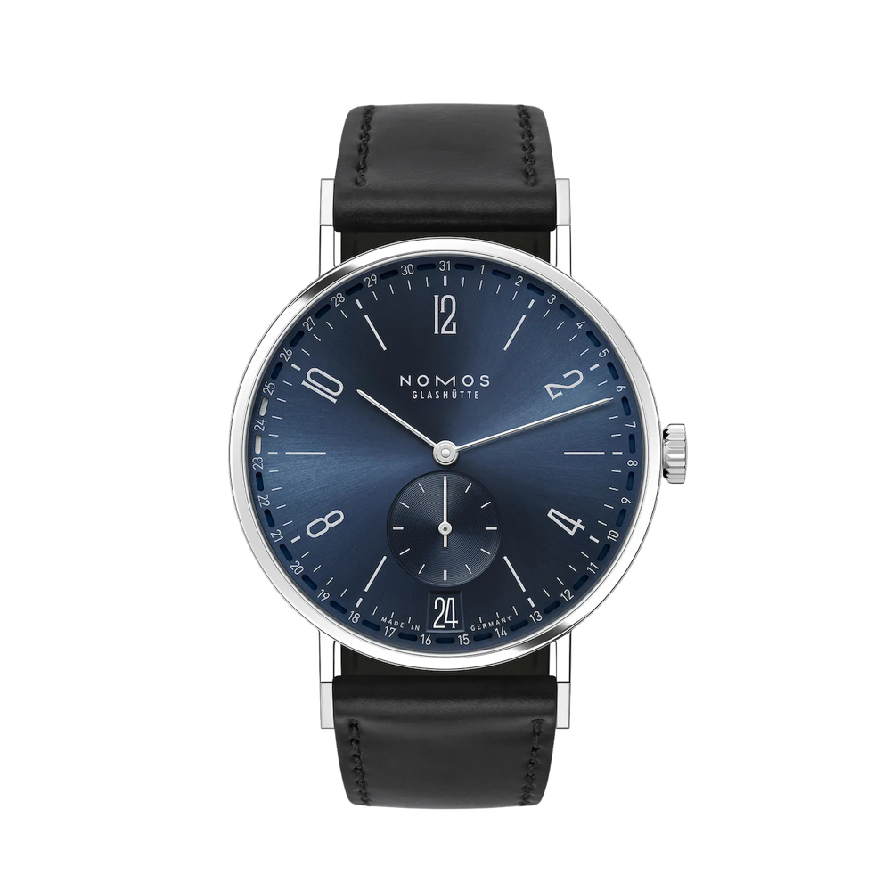 Nomos Glashutte Tangente 2date blu Ref. 136
