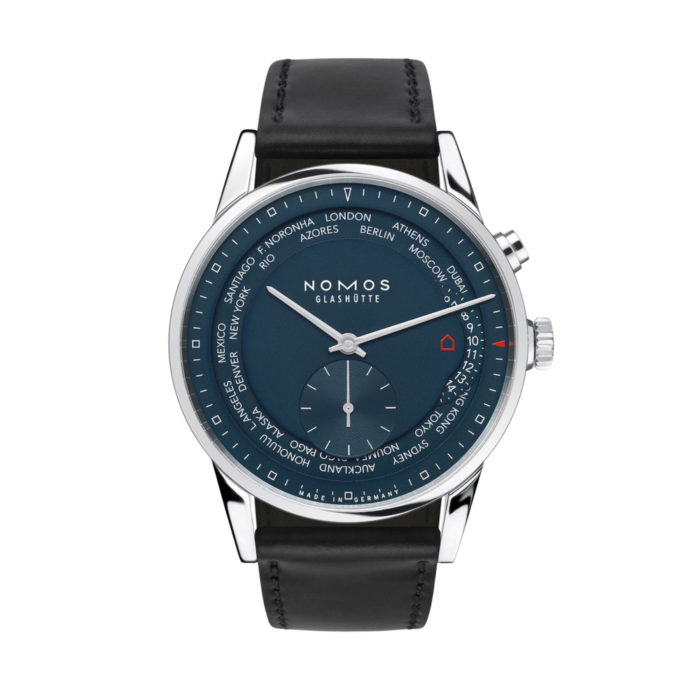 Nomos Glashütte Zurich Ore nel Mondo Blu Notte Ref. 807