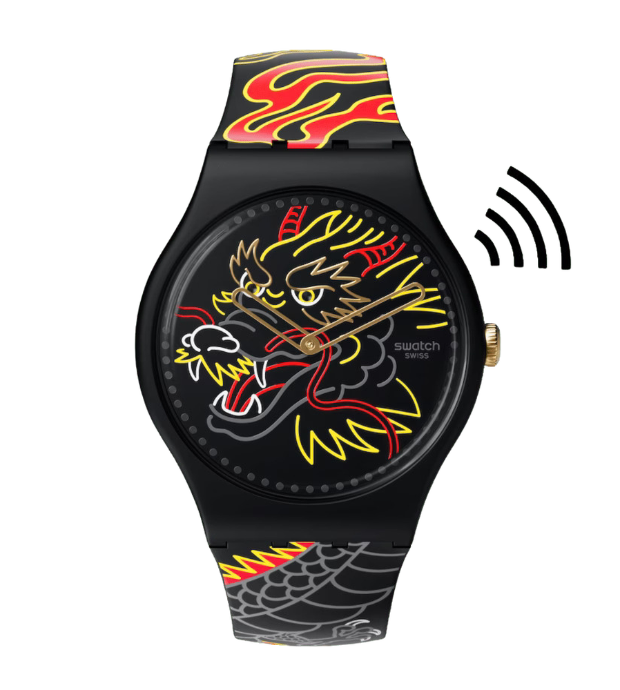 Swatch Year of the Dragon Dragon in Wind Pay! Ref. SO29Z137-5300