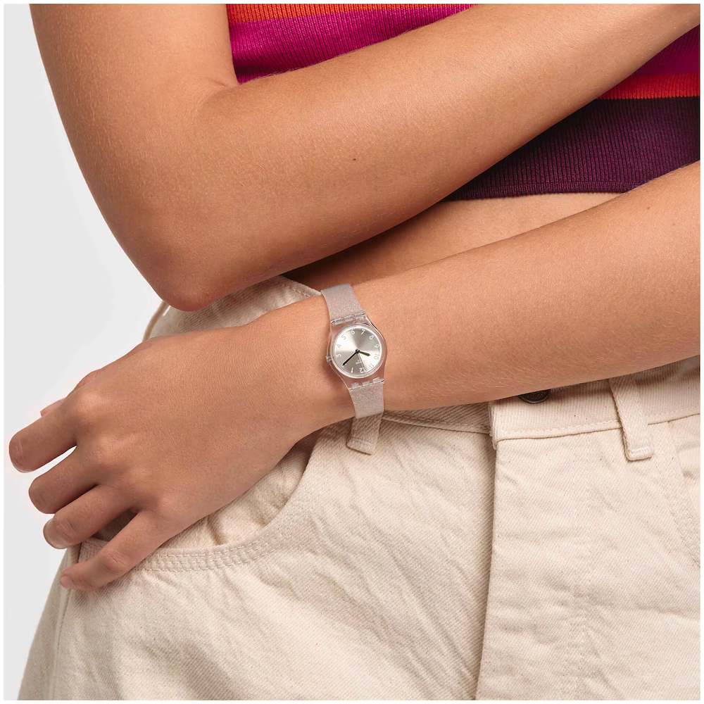 Swatch Time To Swatch Silver Glistar Too