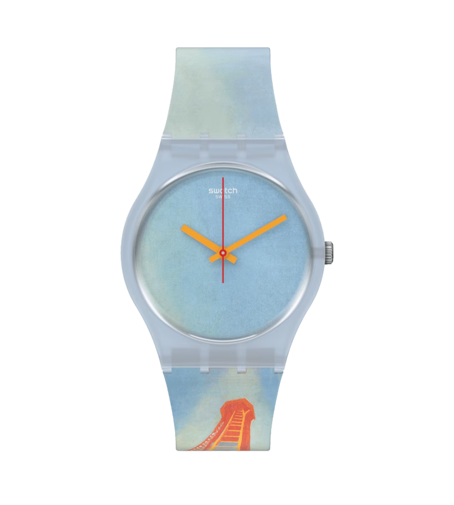 Swatch X Centre Pompidou Eiffel Tower By Robert Delaunay Ref. GZ357