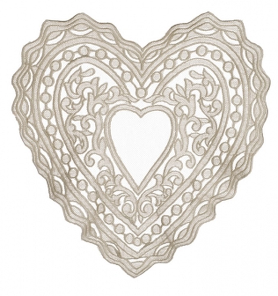 Tovaglietta A Cuore Blanc Mariclò Ref. A2443199BG