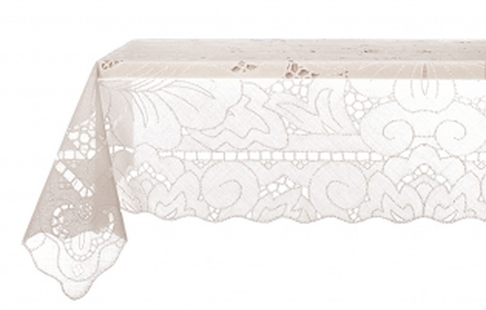 Tovaglia Tonda In Vinile Beige Blanc Mariclò Ref. A2223899BG