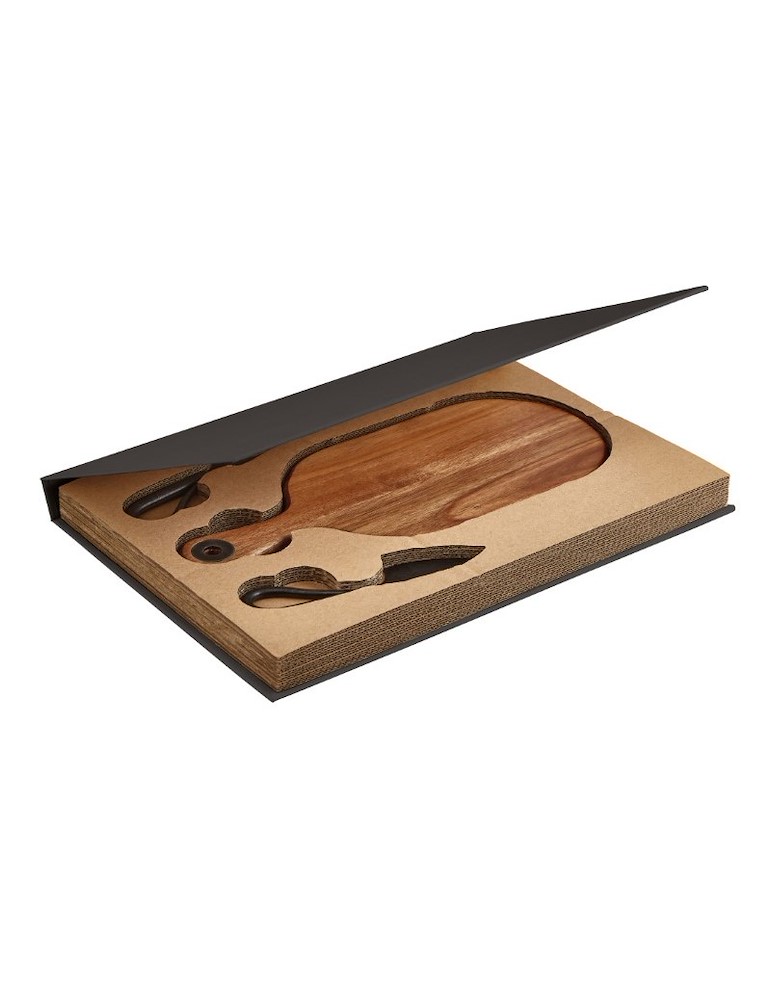 Brandani Tagliere Formaggi Con Coltello E Forchetta Ref. 52320