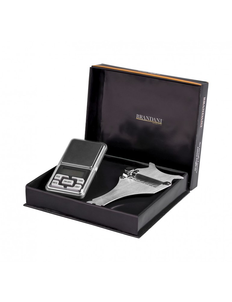 Brandani Set Tagliatartufi Con Bilancia Di Precisione Ref. 53319