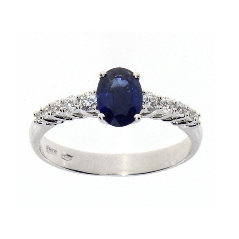 Damiani Anello Zaffiro E Brillanti