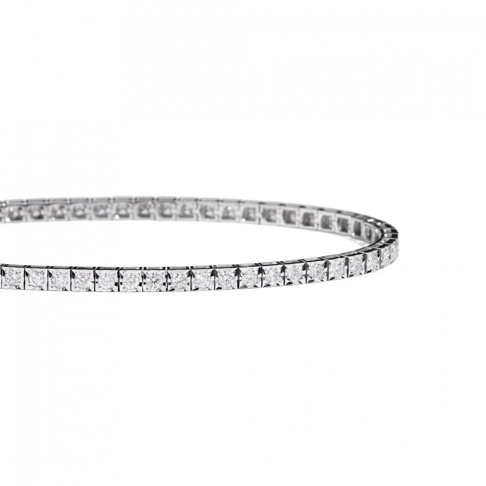 Recarlo Bracciale Tennis Facecube Misura 17