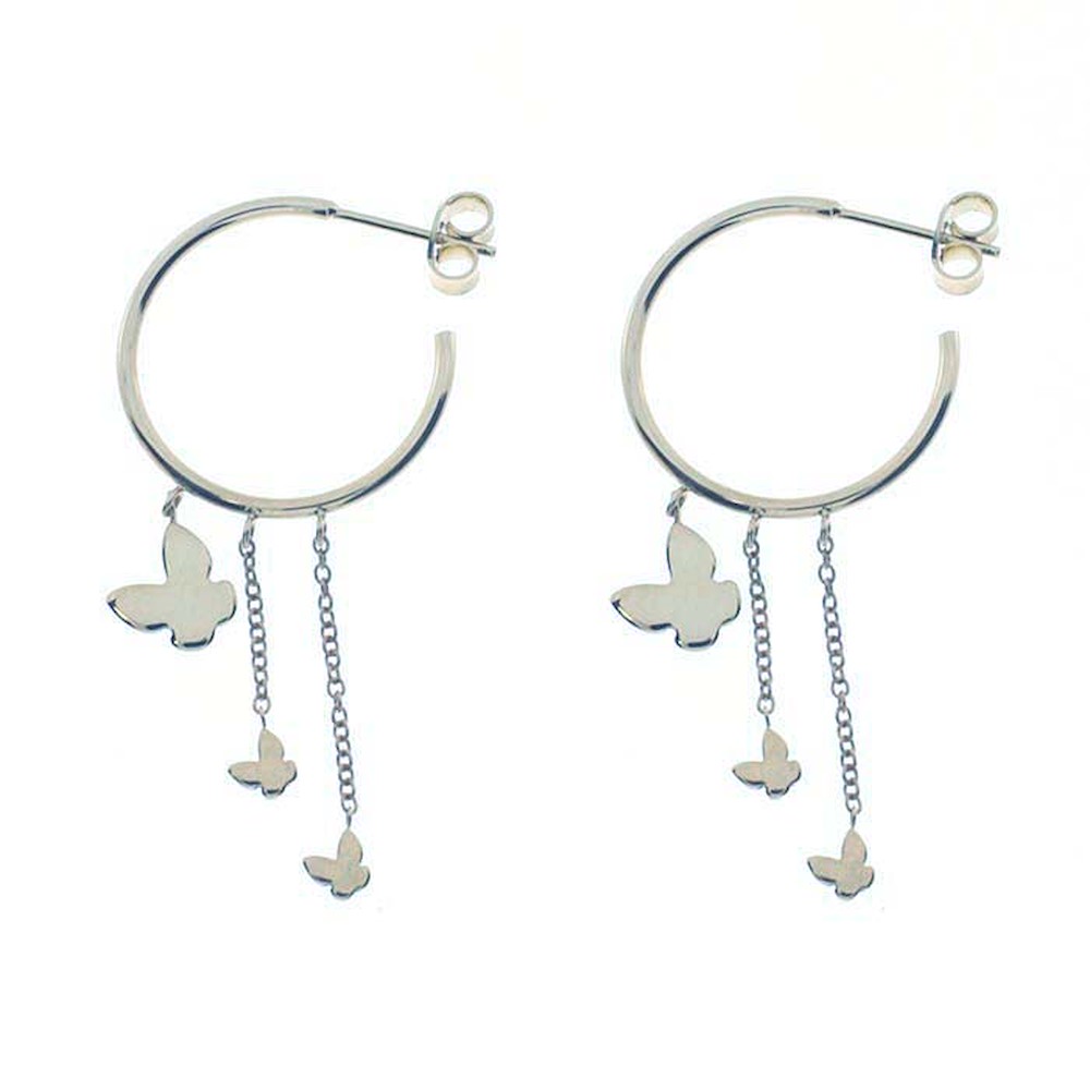 Salvini Orecchini Cerchio Con Farfalle Ref. 20089577