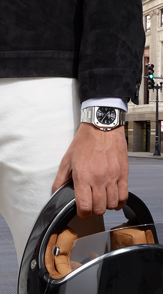 Bell & ross Instruments Br05a-bl-st/sst