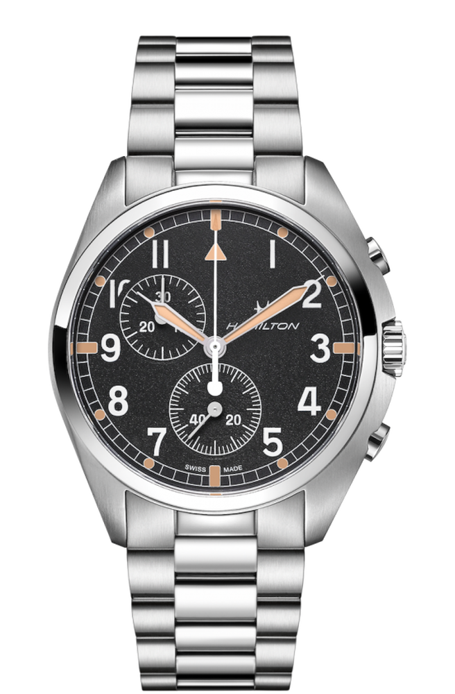 Hamilton Khaki Aviation Pilot Pioneer Chrono Quartz Ref. H76522131