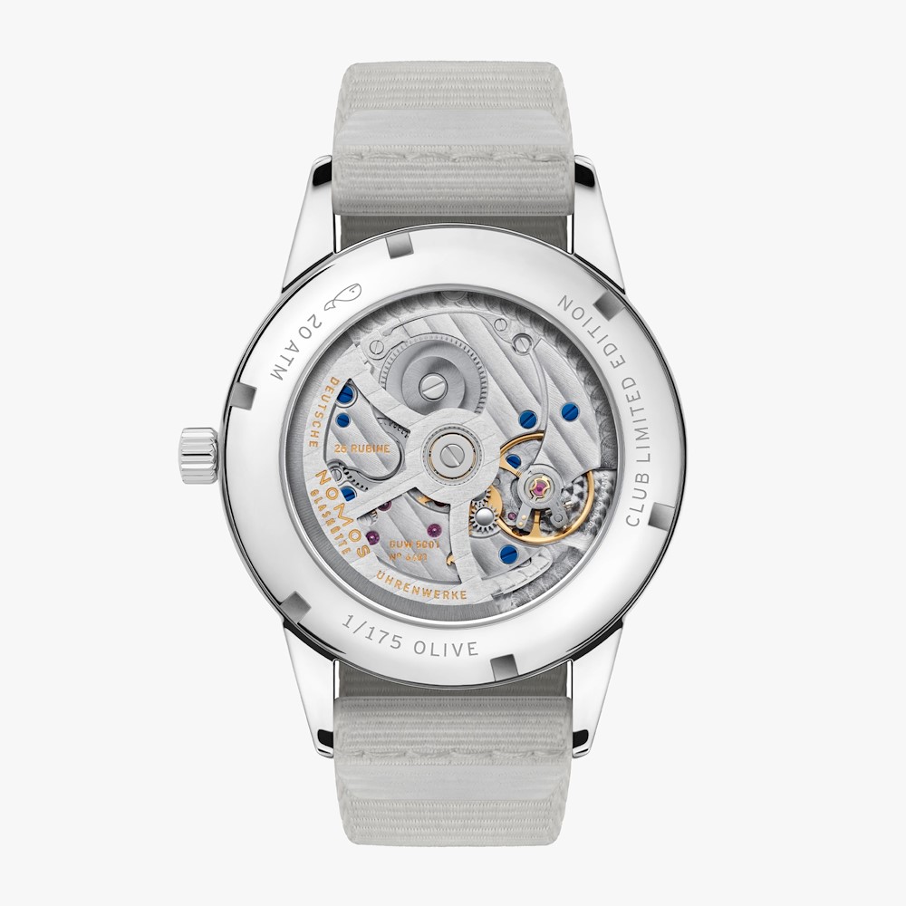 Nomos Glashütte Club Verde Oliva Automatico Edizione Lmitata 753.s3