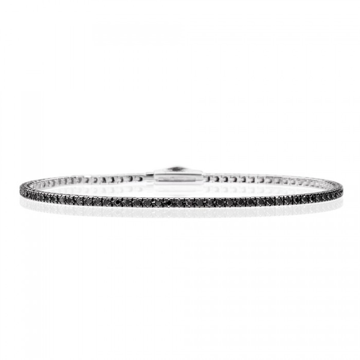 Recarlo Bracciale Tennis Diamanti Neri E Bianchi Recarlo Bracciale