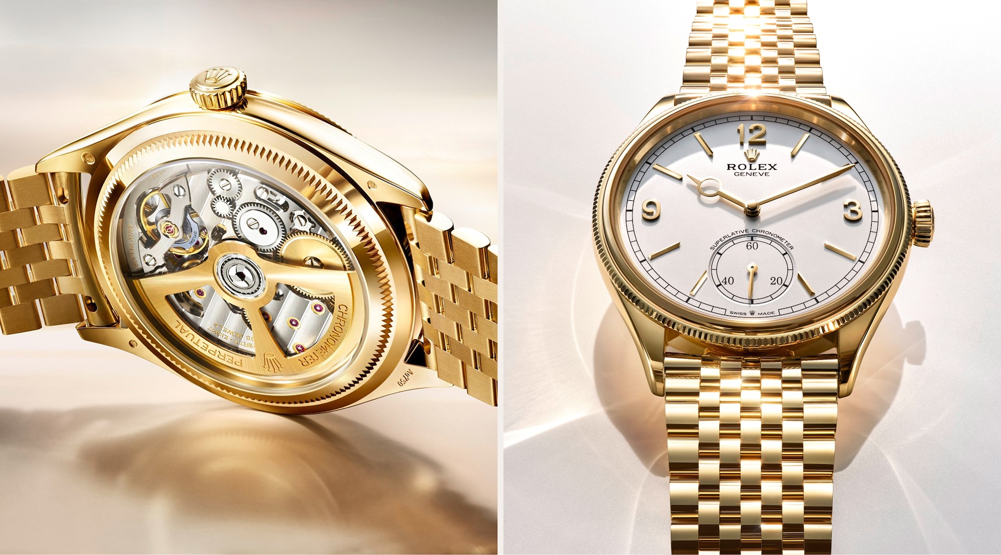 Rolex Perpetual 1908
Cutting-edge classicism