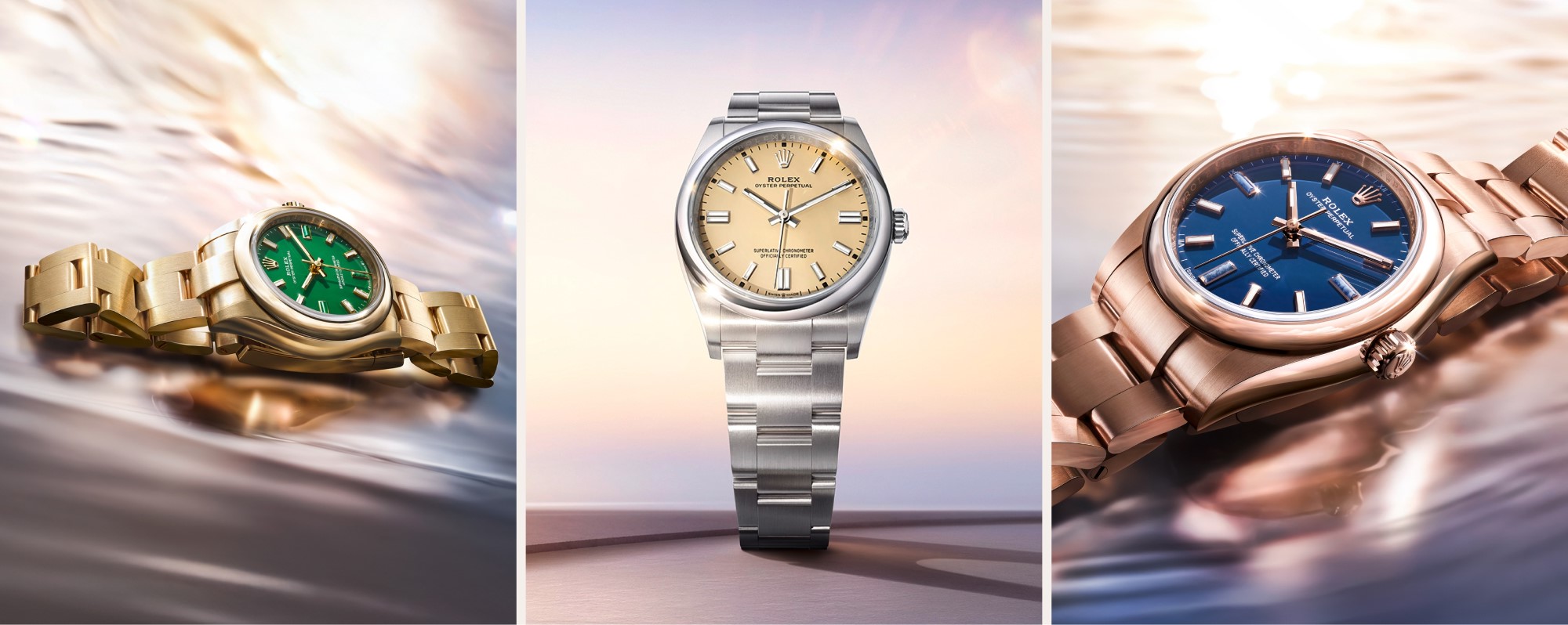 Rolex Oyster Perpetual
Make the world your Oyster