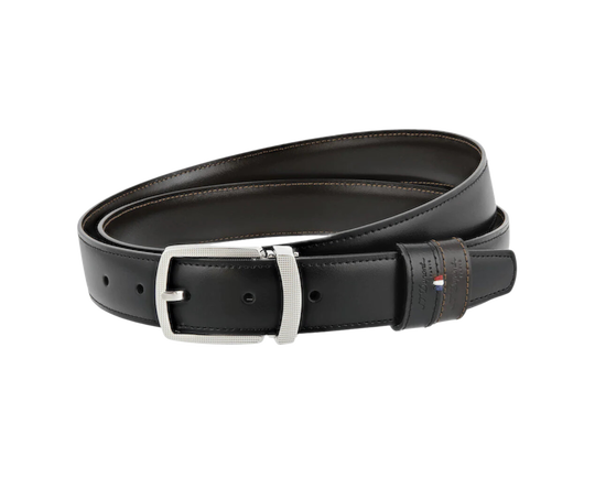 CINTURA REVERSIBILE 30MM NERA E MARRONE 8230120