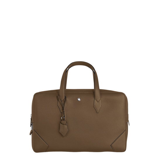 Montblanc Classic Borsa Weekender 45 In Pelle Con Grana