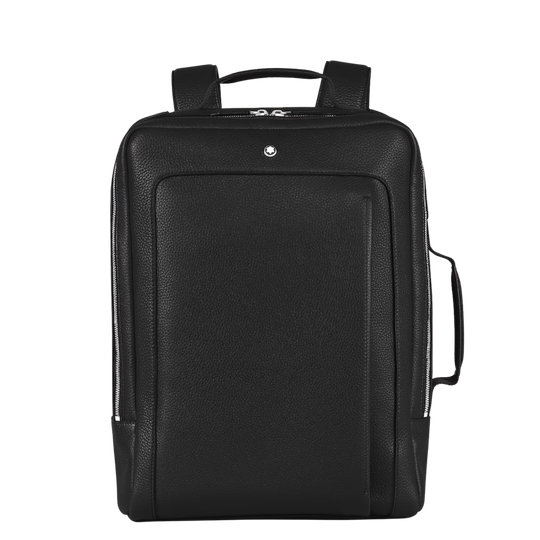 Montblanc Rectangular Grained Leather Backpack