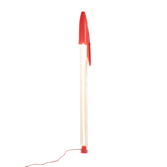 Seletti Lampada Bic Rossa