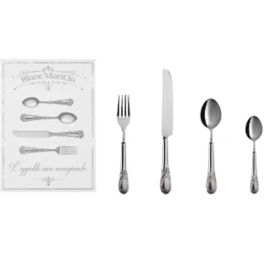 Set 4 Posate Blanc Mariclò