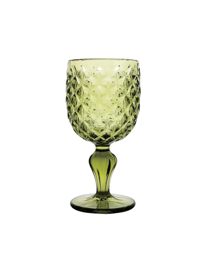Brandani Scudo Calice Verde Vetro Set 12 Pz