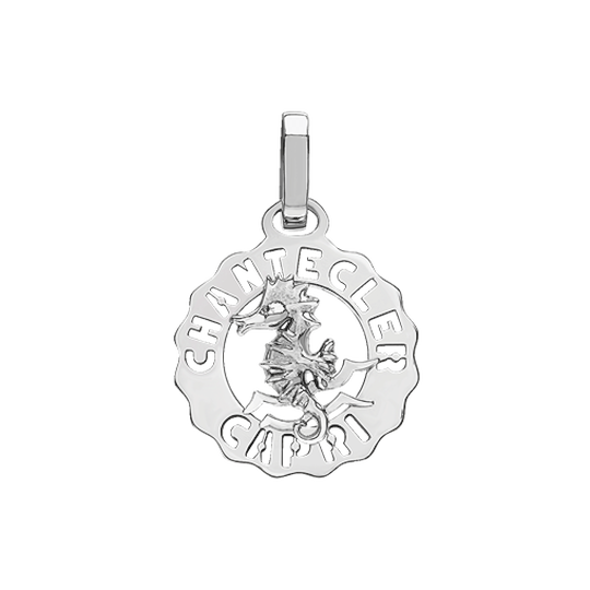 Chantecler Ciondolo Et Voilà Logo Argento