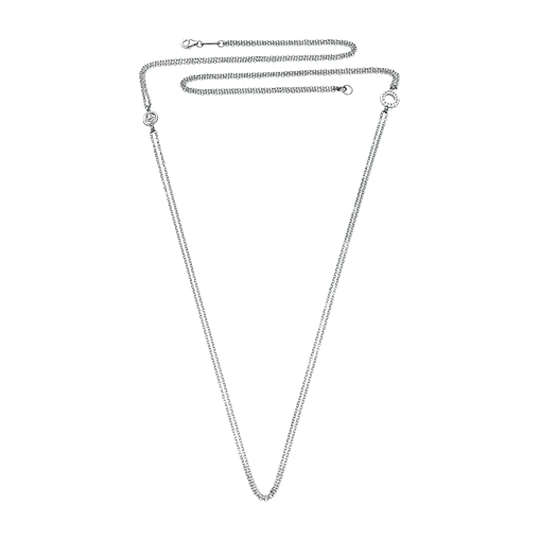 Chantecler Et Voilà Collana Doppia Argento