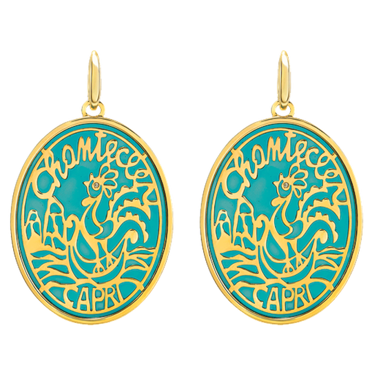 Chantecler Logo Gold Earrings