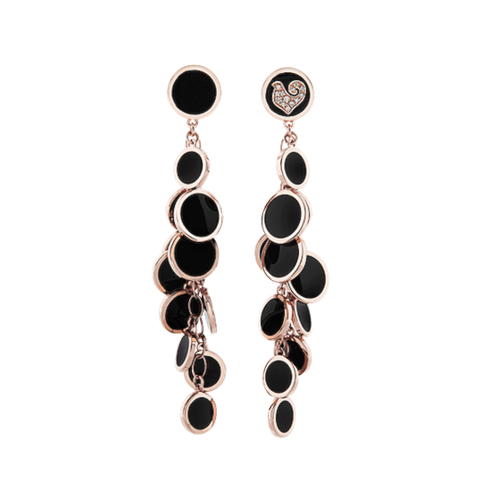 Chantecler Paillettes Gold Earrings