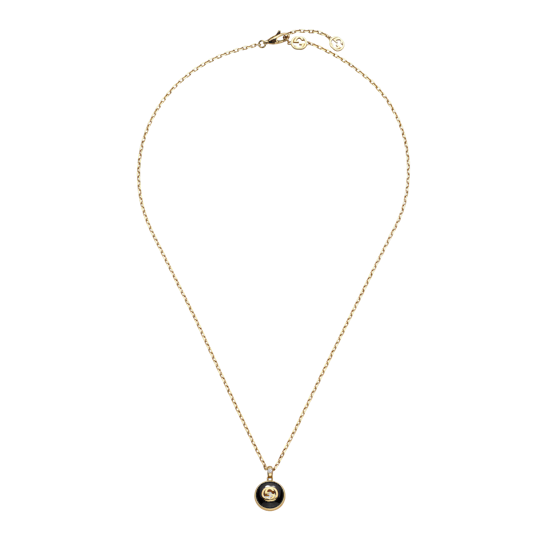 Gucci Interloking Collana a Catena 18k Necklace