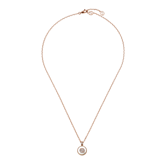Gucci Interloking Collana Necklace Oro 18k e Diamanti