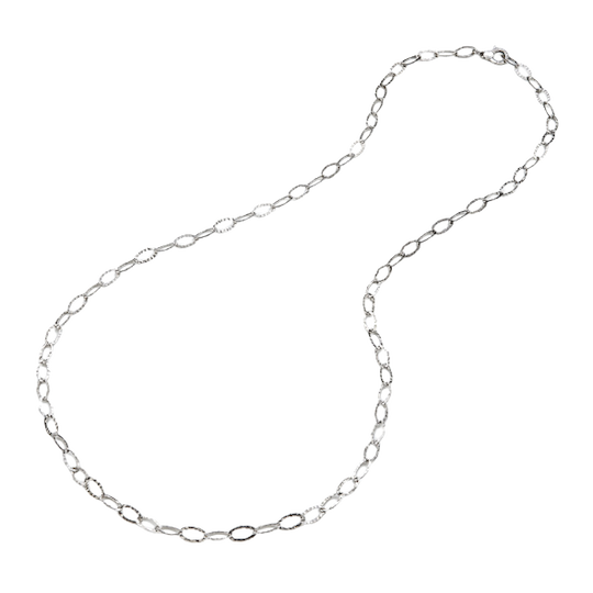 Giovanni Raspini Chains Alternated Oval Link Necklace