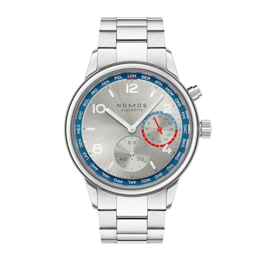Nomos Glashütte Club Sport neomatik ore nel mondo argento