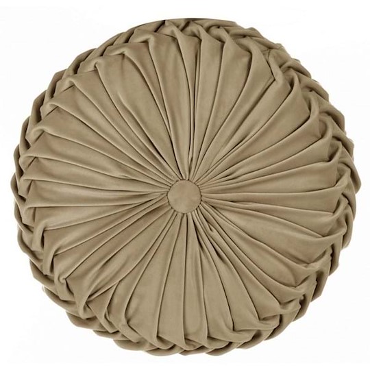 Blanc Mariclò Cuscino In Velluto Beige